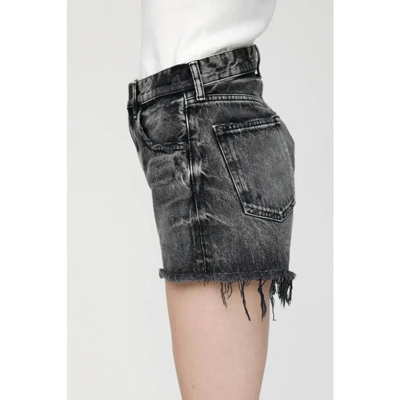 MOUSSY VINTAGE Perrysburg Denim Shorts Light Black Size 23 - Picture 3 of 12